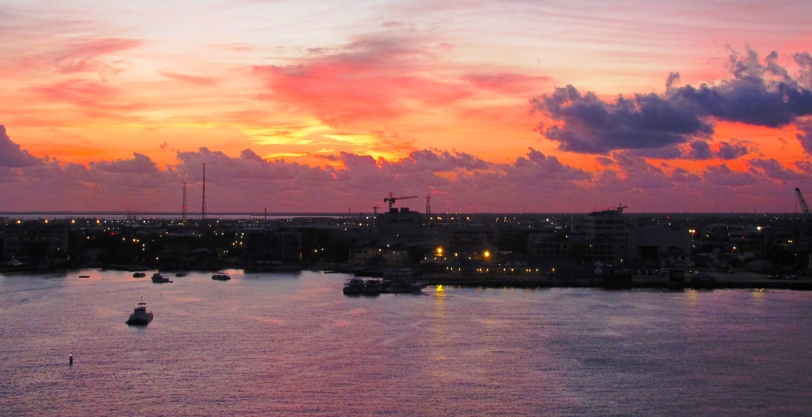 Sunrise over Grand Cayman
